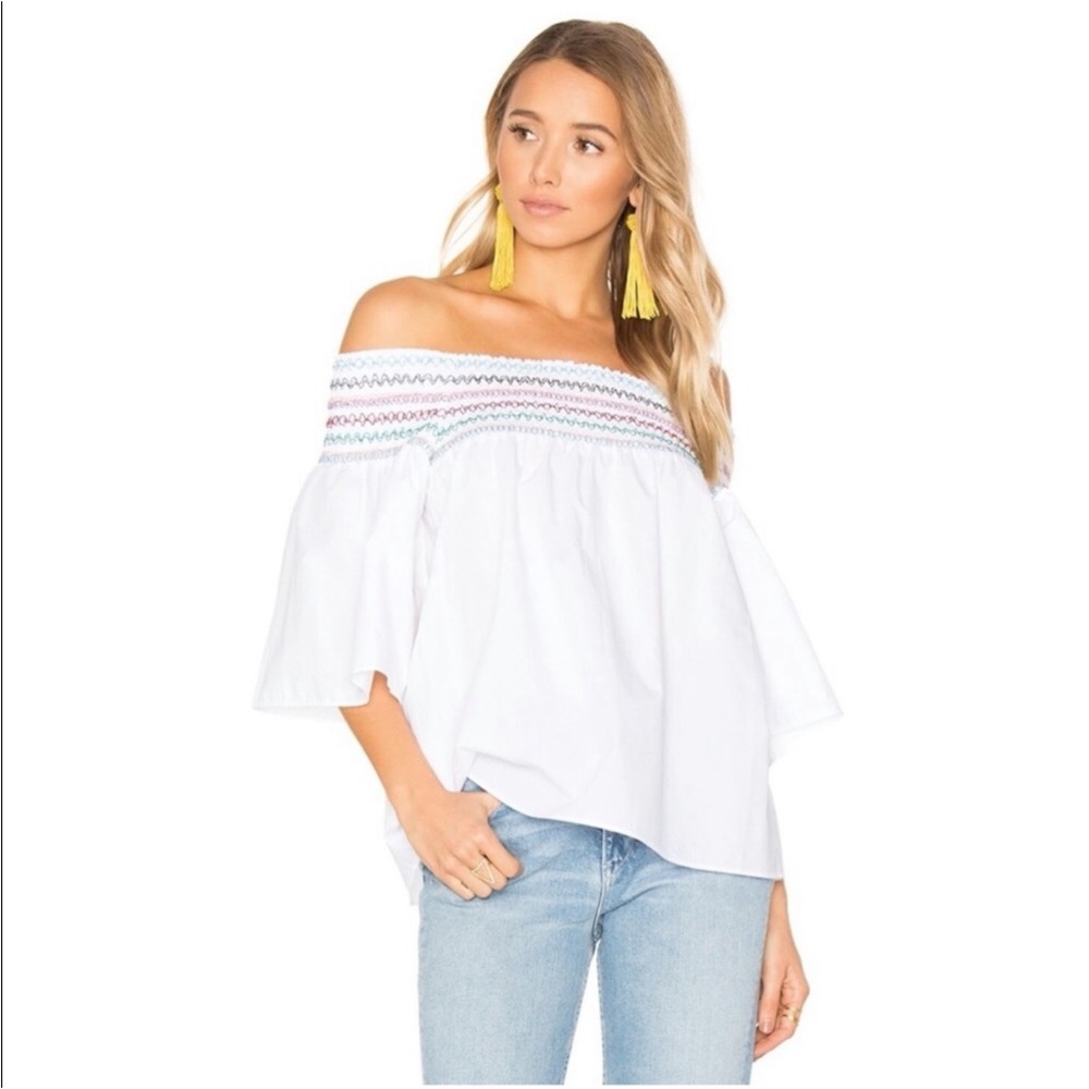 Parker 90’s Off the Shoulder Top